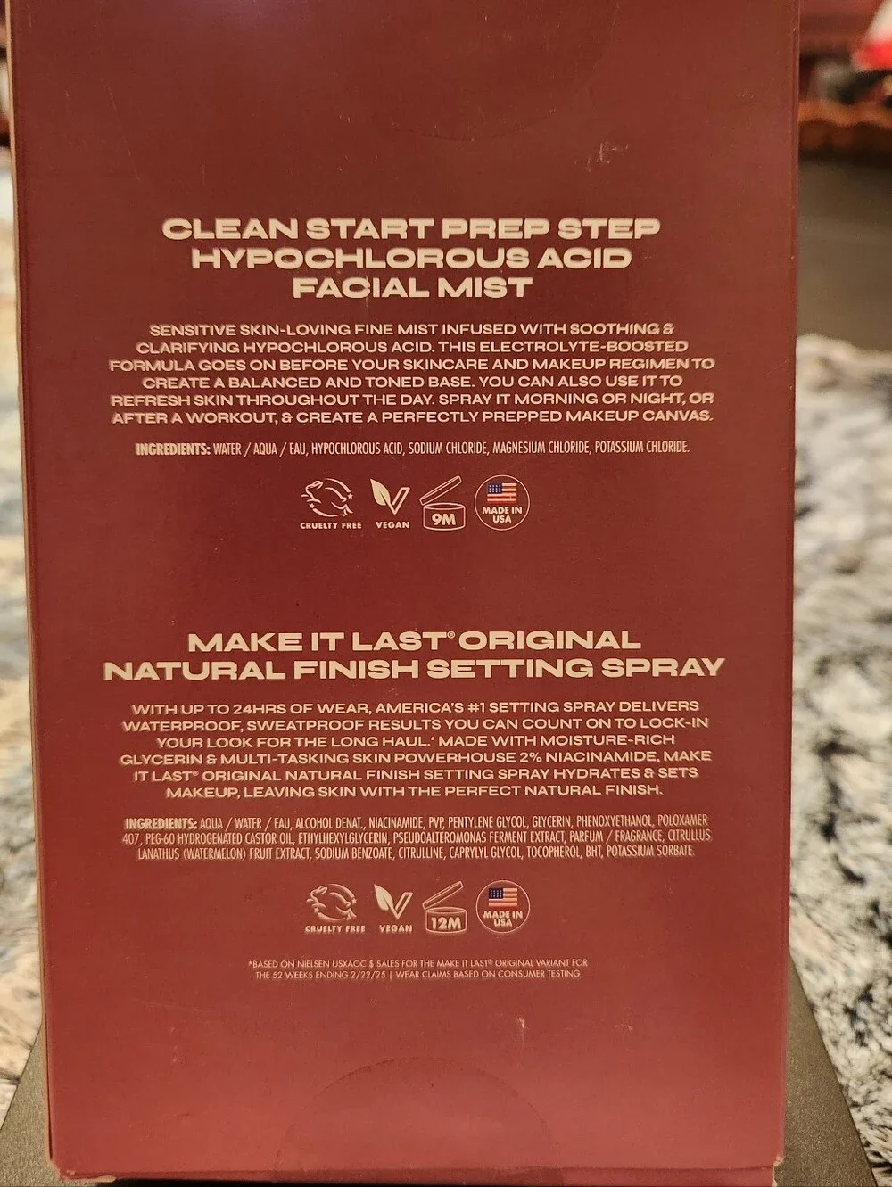 Milani Prep & Set Facial Spray Duo.